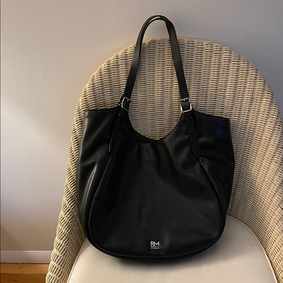 Rebecca Minkoff Handbags - Rebecca Minkoff Black Faux Leather Ryder Tote Bag